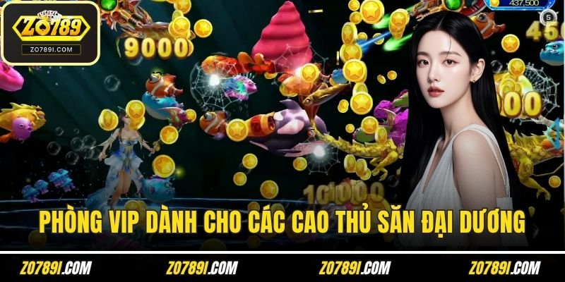 Phòng VIP dành cho các cao thủ săn đại dương