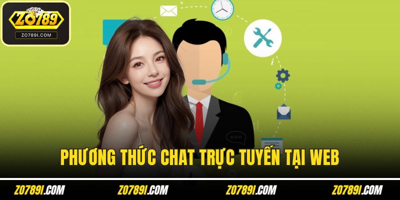 Phương thức chat trực tuyến tại web